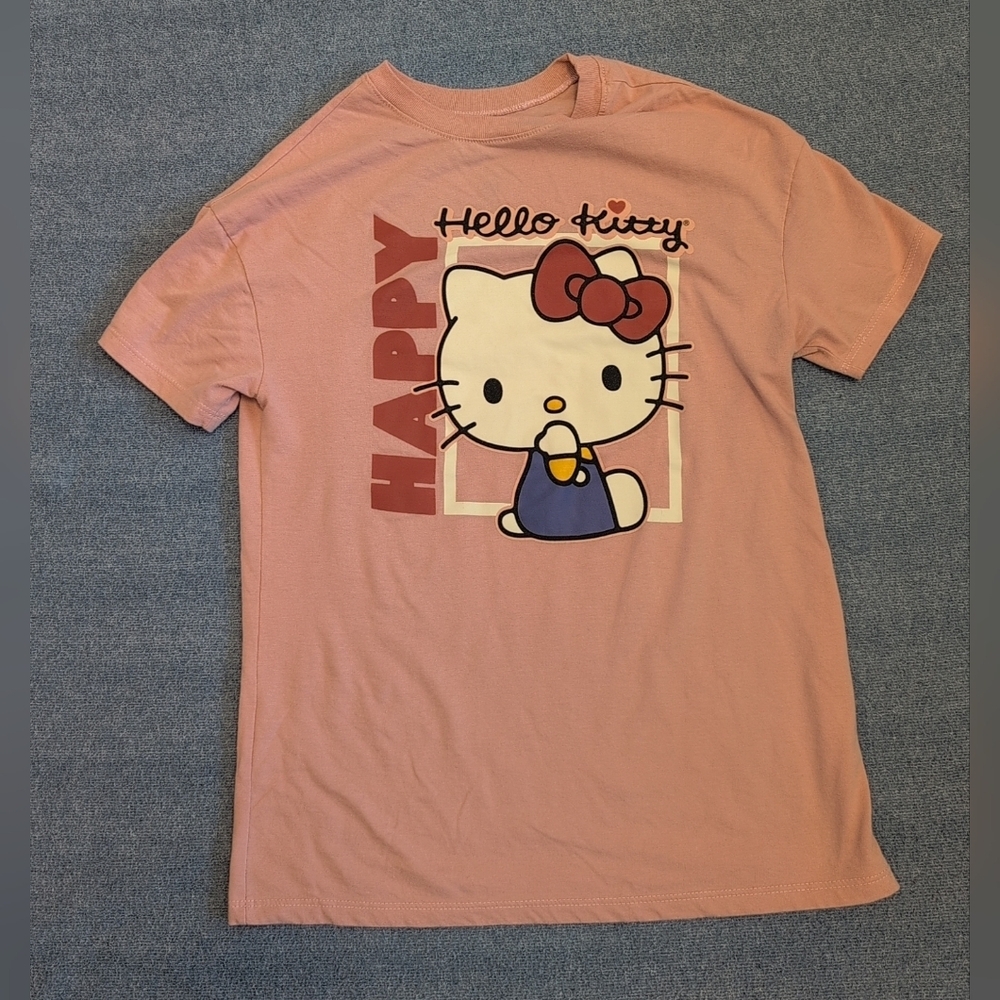 Hybrid Apparel Hello Kitty Sanrio  Happy Tee Shirt S New